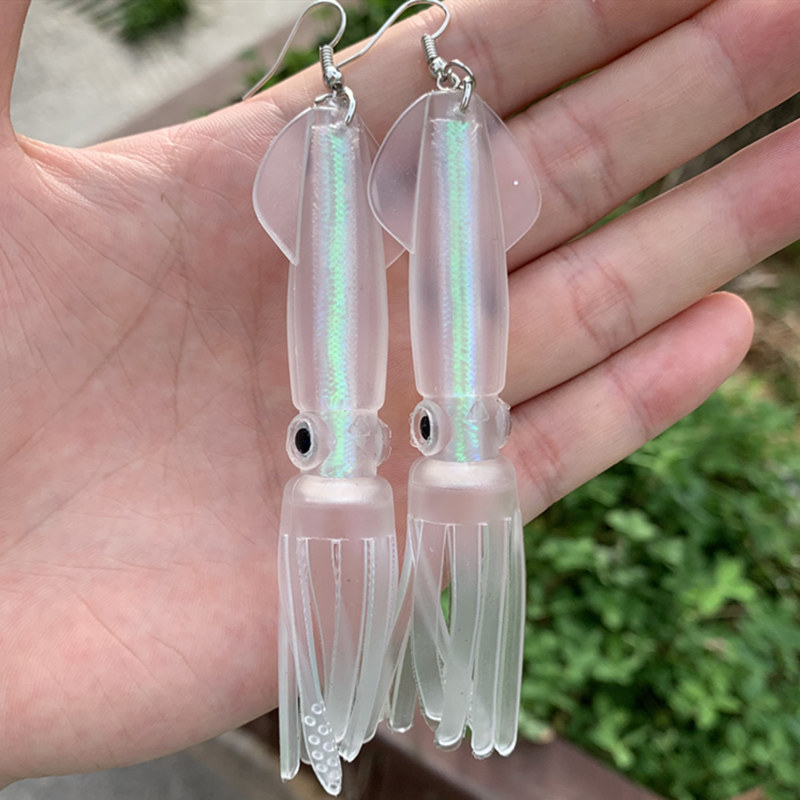 Fishing Lure Soft Plastic - Noctilucence/renk tüp kalamar yumuşak yem olta