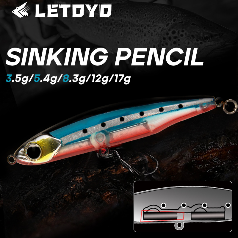 Fishing Lure Spoon - LETOYO Batan Balık Yemi 17g 12g-3.5g