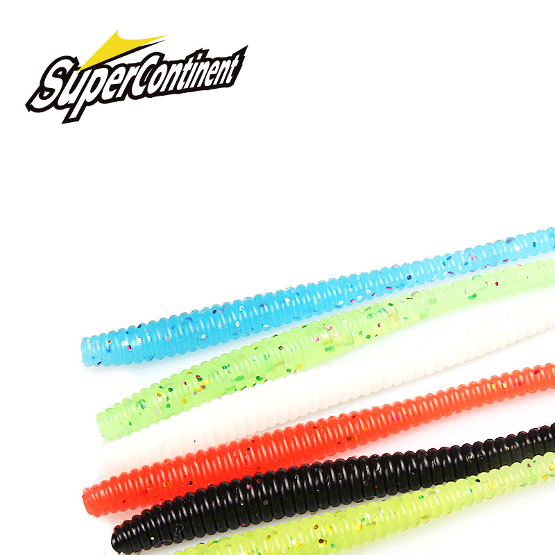Fishing Lure Soft Plastic - Supercontinent Yavaş SinkingTrout Solucan Yumuşak Yemler