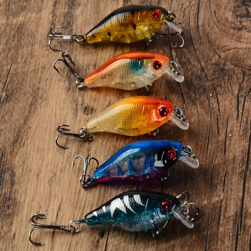 Fishing Lure Jerkbait - 5 adet Yüzen Crankbait Yem Balıkçılık