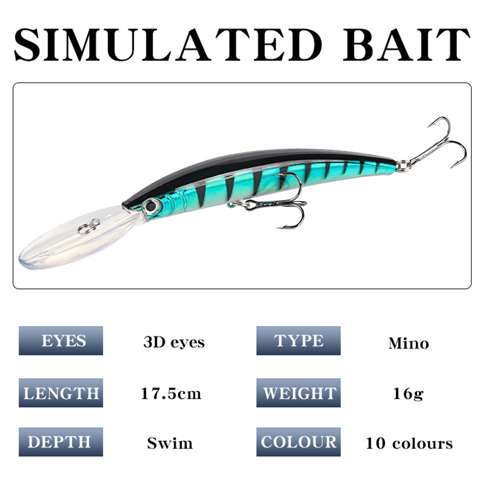 Uzun dil zoka yapay balık bas  - Fishing Lure Jerkbait incelemesi ve fiyatı