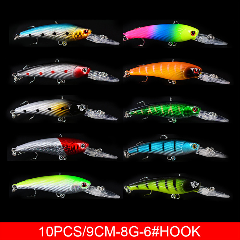 20 adet/grup Minnow balıkçılık - Fishing Lure Topwater incelemesi ve fiyatı