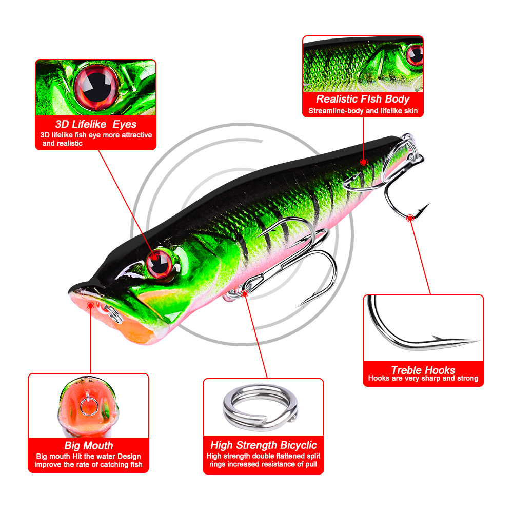 FLYSAND Sıcak Satış Popper Caz - Fishing Lure Popper incelemesi ve fiyatı