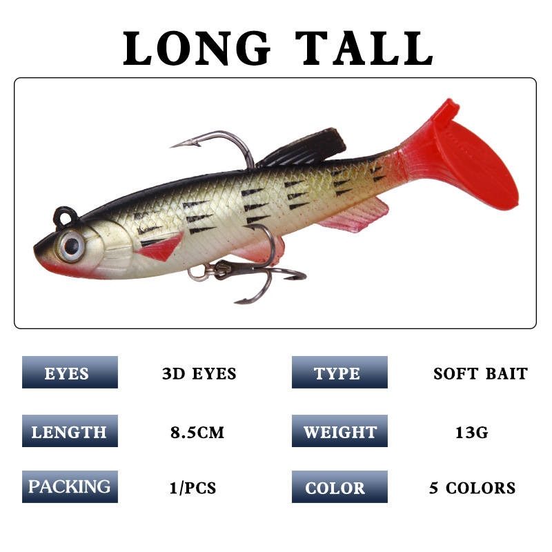 T kuyruk yumuşak yem yumuşak L - Fishing Lure Soft Plastic incelemesi ve fiyatı